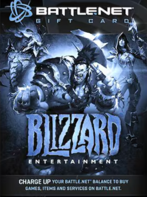 Blizzard Gift Card 25 USD - Battle.net Key - For USD Currency Only
