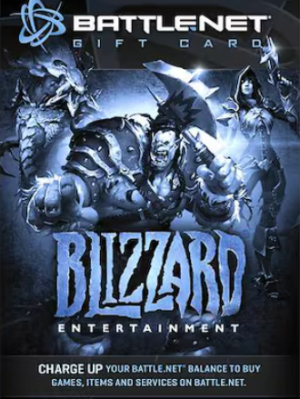 Blizzard GiftCard 50 USD - Battle.net Key - For USD Currency Only
