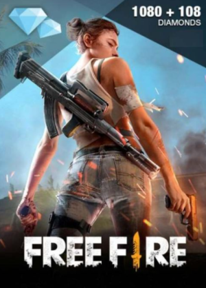 Free Fire 1080 + 108 Diamonds Key