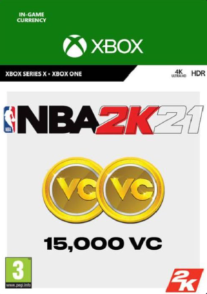 NBA 2K21: 15,000 VC Xbox One Key